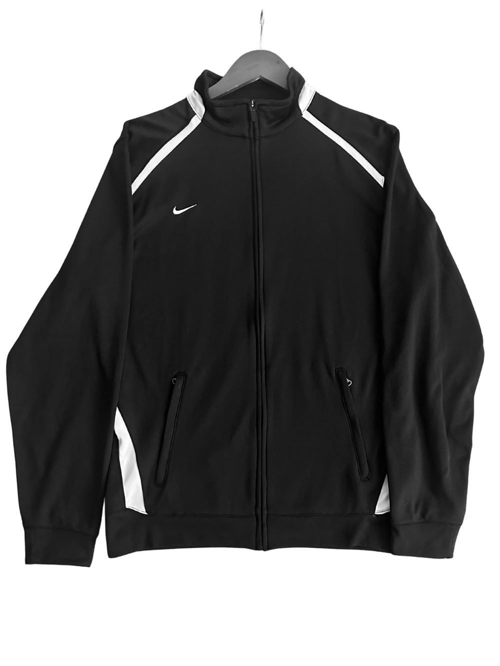 Nike Dri-FIT Men’s Track Jacket 2010 Black Full Zip NWOT Size M 325296-012
